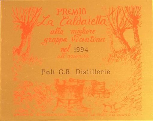 Best Vicenza Grappa - 1994